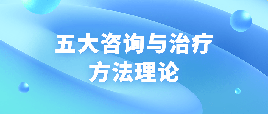 五大咨询与治疗方法理论