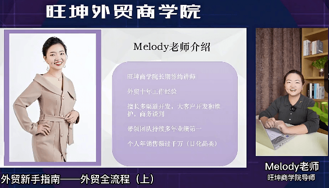 【课程】外贸小白蜕变行业销冠线上课程