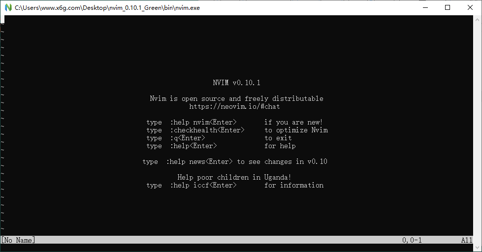 【软件】Neovim文本编辑器v0.10.1绿色版